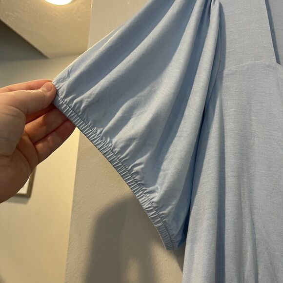 Lane Bryant Peplum Baby Doll Blouse Top size 26/28 Plus - Picture 3 of 5